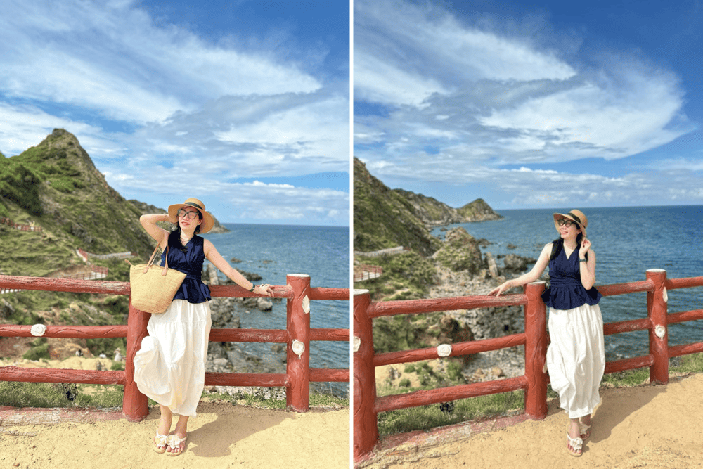 Dramatic cliffs and sweeping ocean views make Eo Gio a paradise for nature lovers and sunset seekers (Source: Kh&aacute;nh Tour Quy Nhơn)